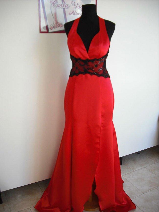 Vestido Sirena Rojo